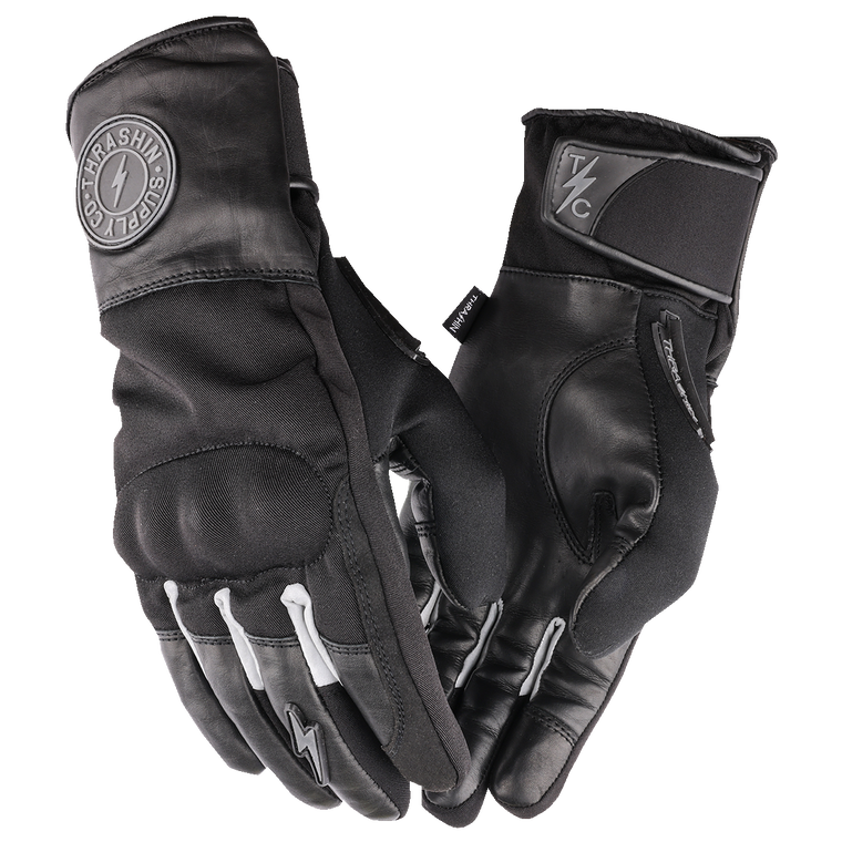 Thrashin - Mission Waterproof Gloves - Black - Large - Mission Waterproof Gloves - TWG--00-10
