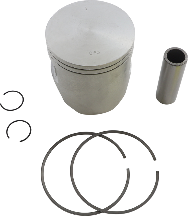 Wsm - Piston Kit -  Kawasaki - +.5 mm - Complete Piston Kit - 010-821-05K