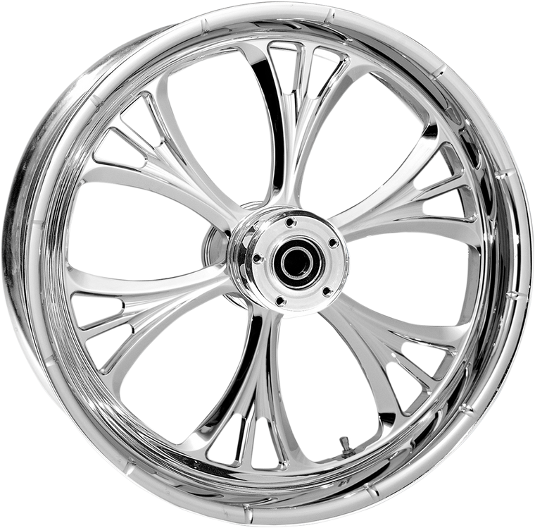 Rc Component - Majestic Front Wheel - Dual Disc/No ABS - Chrome - 21"x3.50" - '00-'07 - One-Piece Forged Aluminum Wheel  Majestic - 21350-9017-102C
