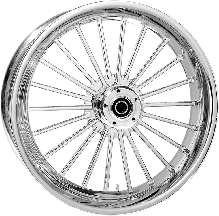 Rc Component - Illusion Rear Wheel - Single Disc/No ABS - Chrome - 18"x5.50" - One-Piece Forged Illusion Wheel - 18550-9210-126C