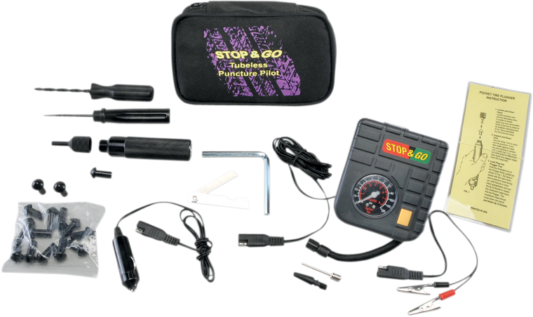 Stop & Go International - Tire Kit Puncture Pilot - Tubeless Puncture Pilot Kit - 6000