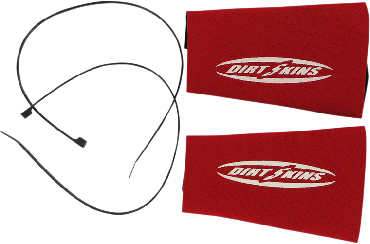 Schampa & Dirt Skins - Standard Dirt Skins Fork Covers - 2 mm Neoprene - Red/White - Dirt Skins Fork Covers  Standard - DSFRKSKN01-3 Schampa & Dirt Skins - Standard Dirt Skins Fork Covers - 2 mm Neoprene - Red/White - Dirt Skins Fork Covers  Standard - DSFRKSKN01-3
