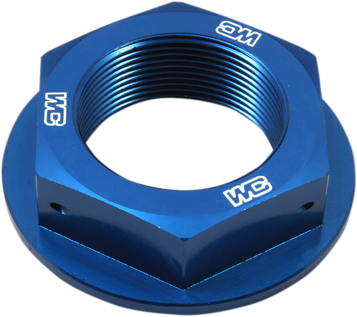 Works Connection - Steering Stem Nut - Blue - Yamaha - Steering Stem Nuts - 24-360