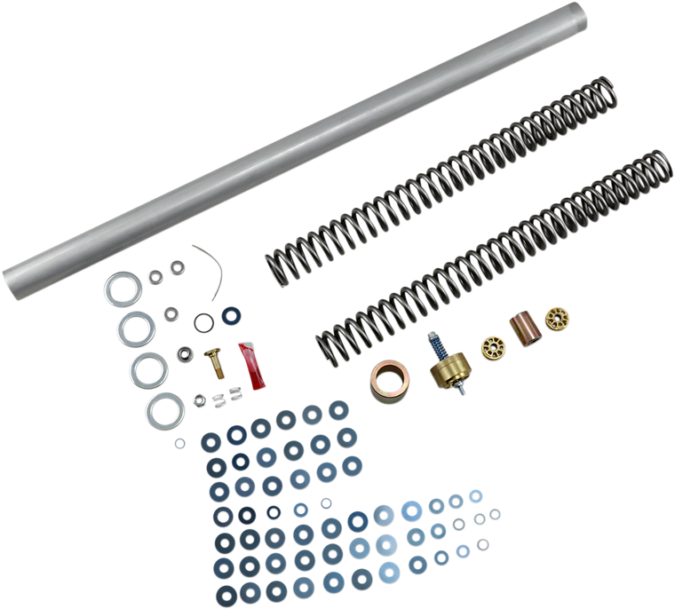 Race Tech - Complete Front End Suspension Kit - 1.00 kg/mm Spring - Complete Front End Suspension Kit  Gold Valve - FLEK S41100 Race Tech - Complete Front End Suspension Kit - 1.00 kg/mm Spring - Complete Front End Suspension Kit  Gold Valve - FLEK S41100