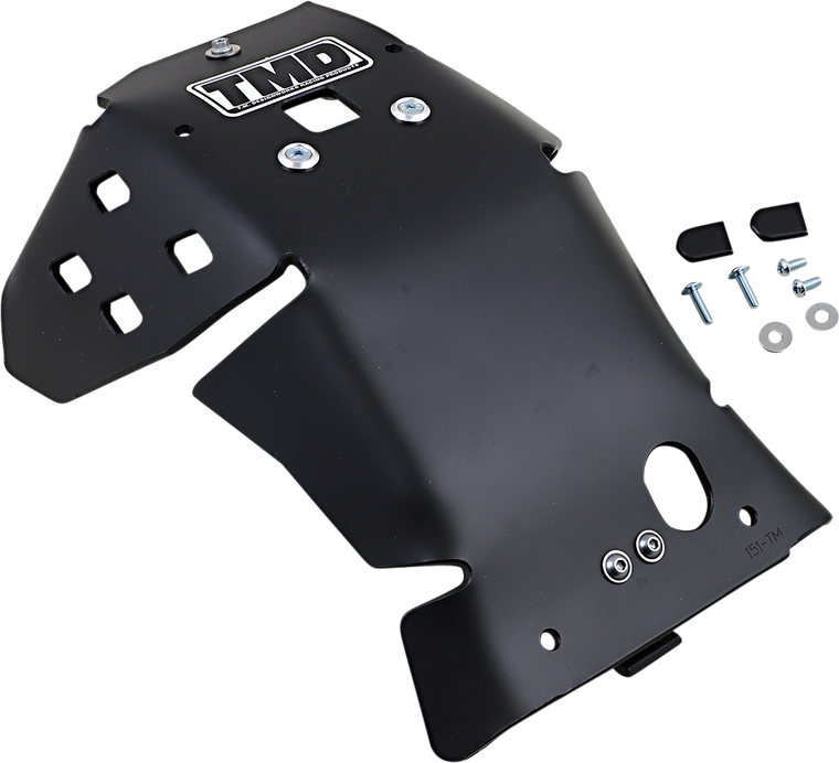 Tag Metals - Skid Plate - Black - Gas Gas | Husqvarna | KTM - Full-Coverage Skid Plate - KTMC-352-BK