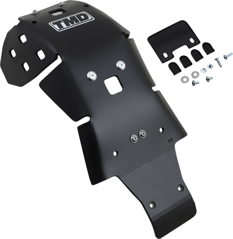 Tag Metals - Skid Plate - Husqvarna | KTM - Full-Coverage Skid Plates with Linkage Protection - KHLG-455-BK