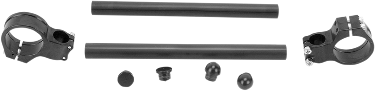 Vortex - Handlebar - Clip-On - 50 mm - 0° - Silver - 0° and 7° Clip-On Handlebar  0° - CL50ZK