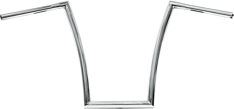 Todd's Cycle - Handlebar - Strip - Fat Bobber - 1-1/4" - 17" Rise - Chrome - 1-1/4" Strip Handlebar - 0601-2722