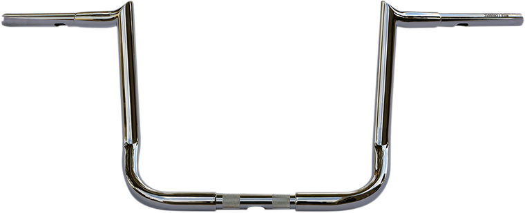 Wild 1 - Handlebar - Bagger - Hooked - 14" - Chrome - 1-1/4" Chubby Bagger Handlebar - WO594 Wild 1 - Handlebar - Bagger - Hooked - 14" - Chrome - 1-1/4" Chubby Bagger Handlebar - WO594