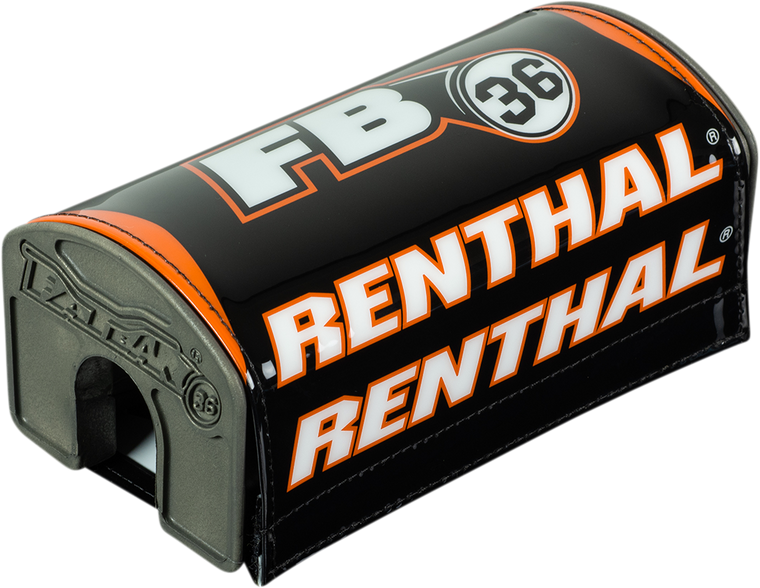 Renthal - Bar Pad - Fatbar36 - Black/Orange - Fatbar36 Bar Pad - P347 Renthal - Bar Pad - Fatbar36 - Black/Orange - Fatbar36 Bar Pad - P347