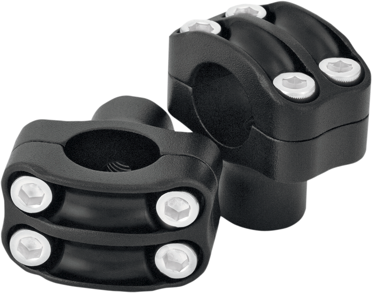Rsd - Risers - Four-Bolt - 1-1/2" - Black Ops - Nostalgia Handlebar Riser - 0208-2050-SMB Rsd - Risers - Four-Bolt - 1-1/2" - Black Ops - Nostalgia Handlebar Riser - 0208-2050-SMB