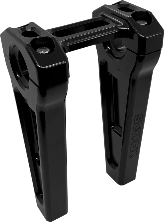 Slyfox - Risers - Straight - 6" - Black - Handlebar Riser Kit - TM-SLY4 Slyfox - Risers - Straight - 6" - Black - Handlebar Riser Kit - TM-SLY4
