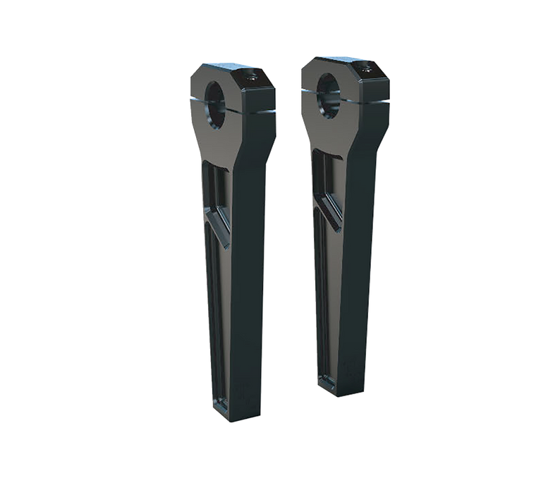 Todd's Cycle - Risers - 1-1/8" Clamping - 8" Rise - Black - Risers - TD-R21-08B