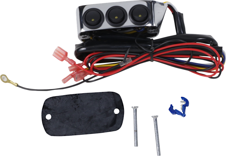Show Chrome - Switch Block Assembly - Brake Side - Chrome - LED Switch Block Assembly - 52-605A