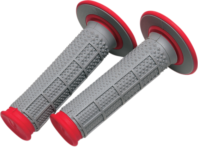 Renthal - Grips - Tapered - Red - Tapered Dual-Compound Grips - G163