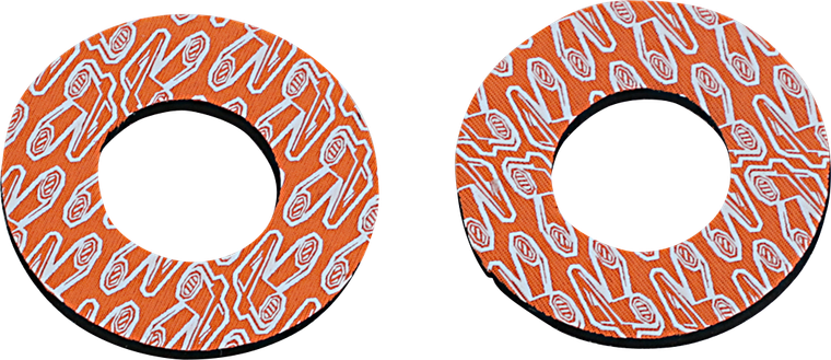 Renthal - Grip Donutz - White/Orange - Grip Donutz - G204