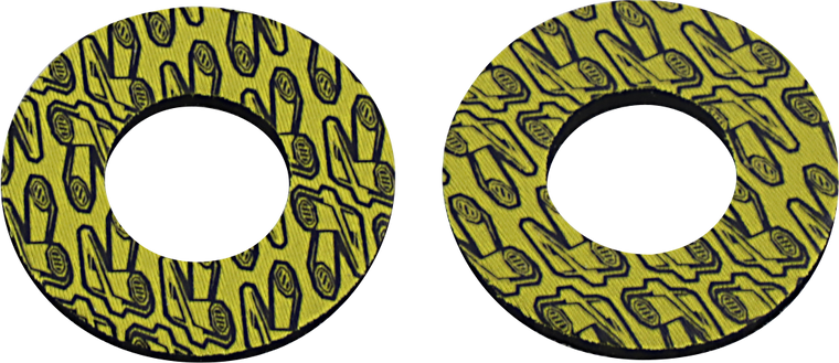 Renthal - Grip Donutz - Black/Yellow - Grip Donutz - G205