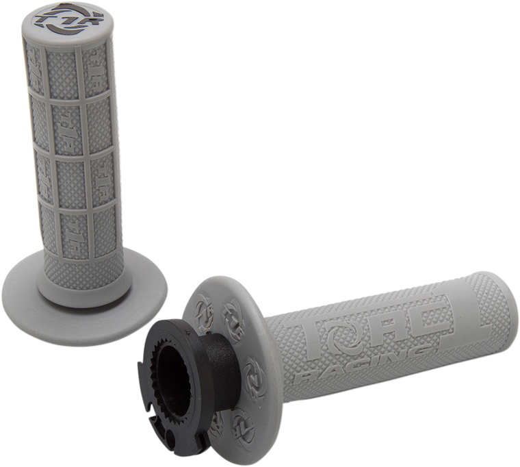 Torc1 - Grips - Defy - Lock-On - 4-Stroke - Gray - Defy Lock On Grips - 3750-0702