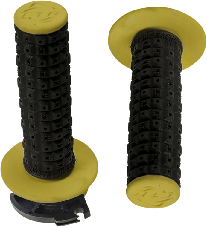 Torc1 - Grips - Defy - Lock-On - Black/Yellow - Defy Lock On Grips - 2650-0206 Torc1 - Grips - Defy - Lock-On - Black/Yellow - Defy Lock On Grips - 2650-0206