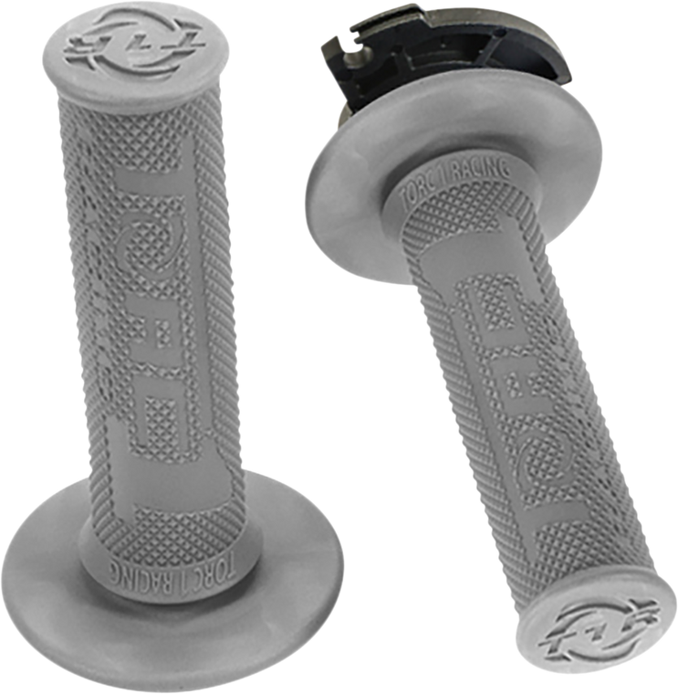 Torc1 - Grips - Defy - Lock-On - Gray - Defy Lock On Grips - 4650-0702