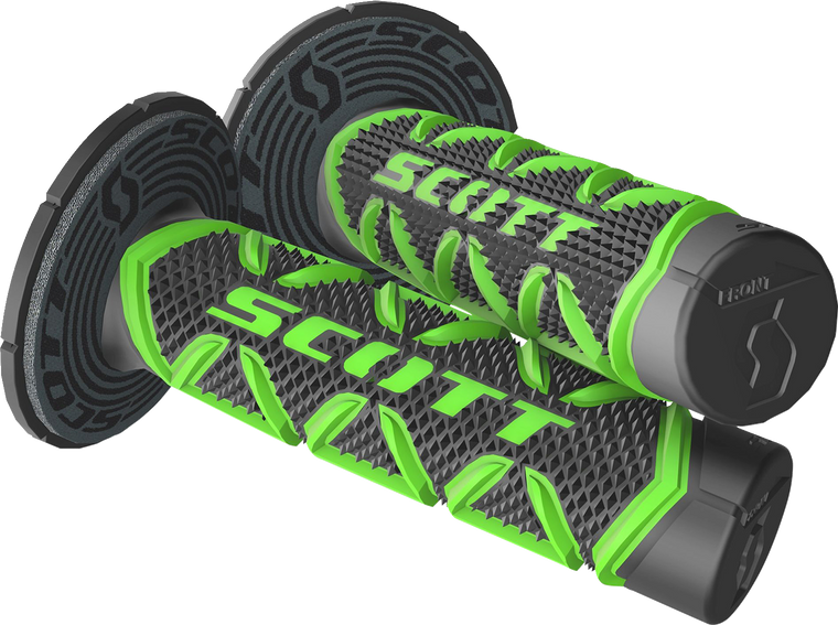 Scott - Grips - Diamond - Green/Black - Diamond + Donut Grips - 219626-1089