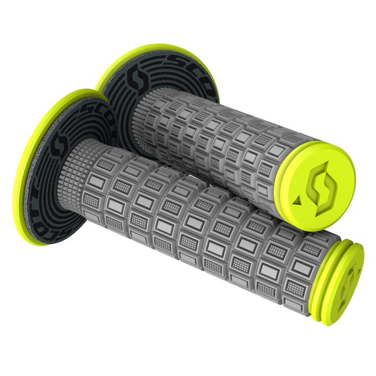 Scott - Grips - Mellow - Gray/Yellow - Mellow + Donut Grips - 269305-5776