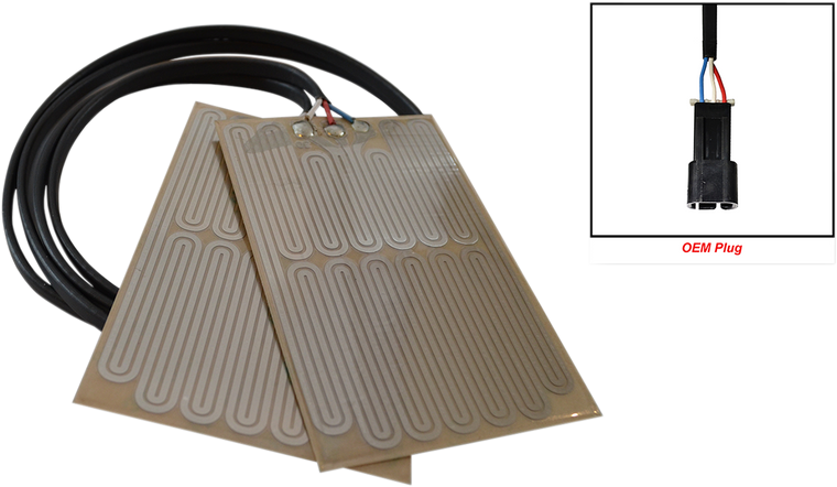 Race Shop Inc. - Grip Heater - Standard - Plastic Connector - Polaris - High Power Grip Heater Element Kit with OEM Connector - GH-3