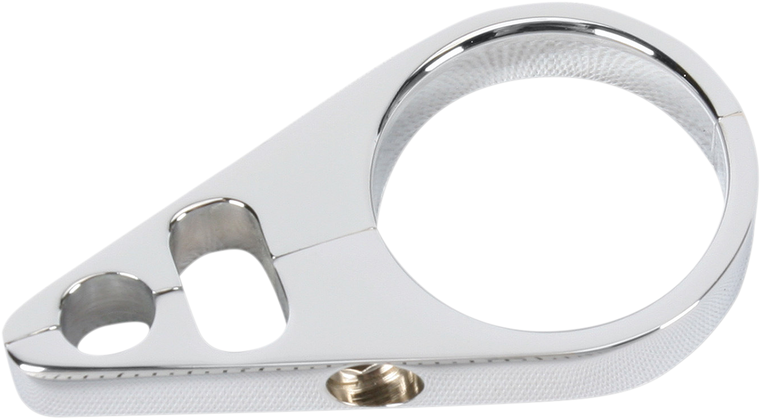 Wild 1 - Cable Guide - 1-1/4" - Throttle/Idle/Brake - Chrome - Billet Cable and Brake Line Guide - WO833