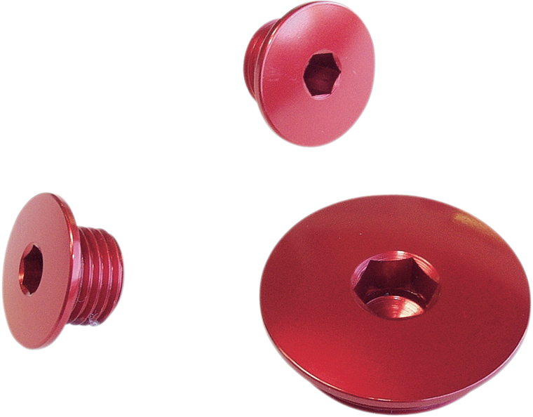 Works Connection - Engine Timing Plug - Red - Honda - Engine Plug Set - 24-565