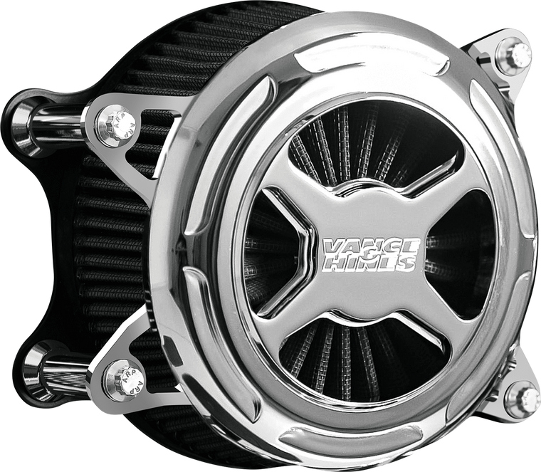 Vance & Hines - VO2 X Air Cleaner - Chrome - VO2 X Air Cleaner - 72345