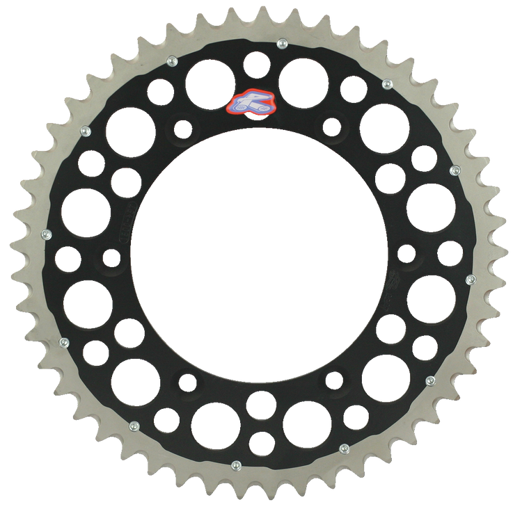 Renthal - Twinring Rear Sprocket - 50 Tooth - Black - Twinring Rear Sprocket - 1120-520-50GPBK
