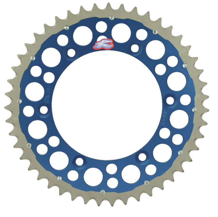 Renthal - Twinring Rear Sprocket - 49 Tooth - Blue - Twinring Rear Sprocket - 1500-520-49GPBU