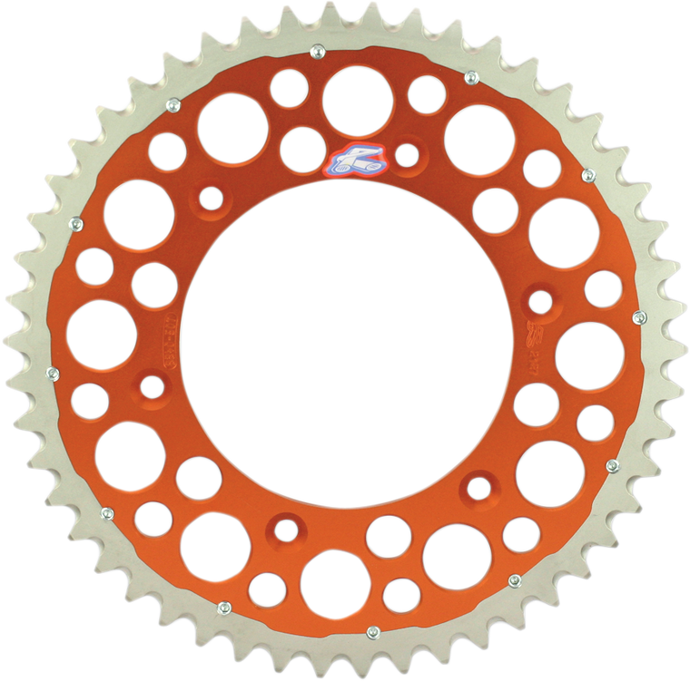 Renthal - Twinring Rear Sprocket - 52 Tooth - Orange - Twinring Rear Sprocket - 2240-520-52GPOR