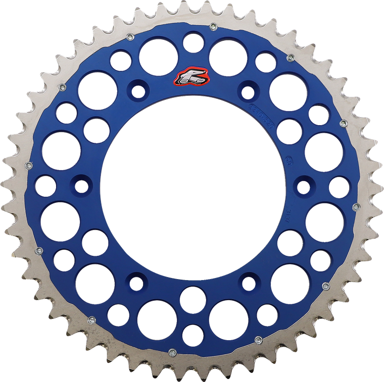 Renthal - Twinring Rear Sprocket - 50 Tooth - Blue - Twinring Rear Sprocket - 2240-520-50GPBU