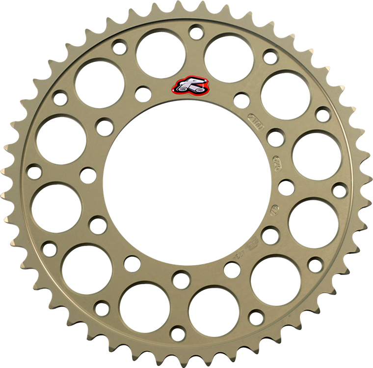 Renthal - Sprocket - Rear - 47 Tooth - Rear Sprocket - 210U-525-47P-HA