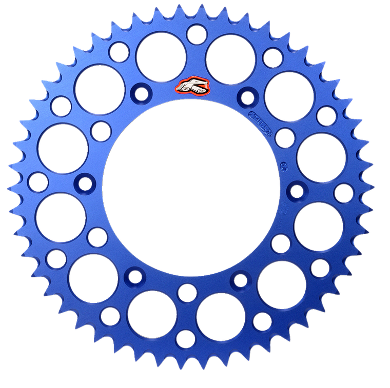 Renthal - Sprocket - Blue - 49 Tooth - Rear Sprocket - 224U-520-49GPBU