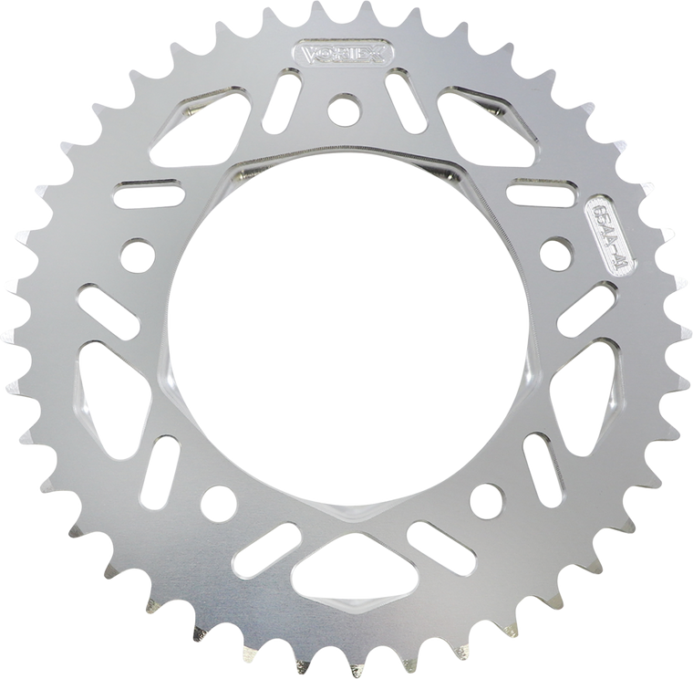 Vortex - Aluminum Sprocket - Silver - Rear - 41 Tooth - Aluminum Rear Sprocket - 654A-41 Vortex - Aluminum Sprocket - Silver - Rear - 41 Tooth - Aluminum Rear Sprocket - 654A-41
