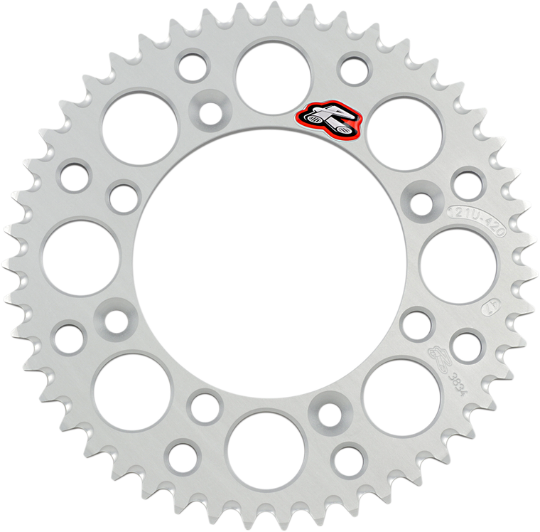 Renthal - Sprocket  - Yamaha - Silver - 47 Tooth - Rear Sprocket - 121U-420-47GBSI