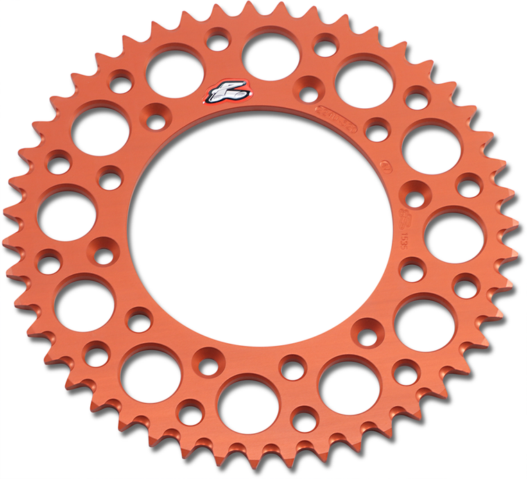 Renthal - Sprocket - Orange - 47 Tooth - Rear Sprocket - 224U-520-47GPOR