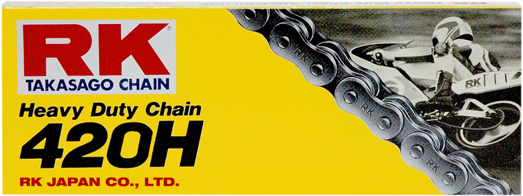 Rk - M420H - Heavy-Duty Chain - 136 Links - Heavy Duty (H) M420H Chain - M420H-136