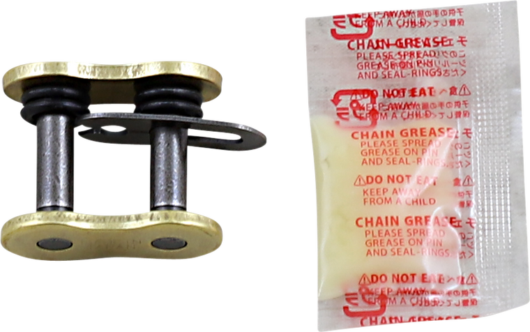 Rk - 530 - Max-O Series - Clip Connecting Link - Gold - Max Series Clip Connecting Link  530 MAX O - 530MAXO-CL-G