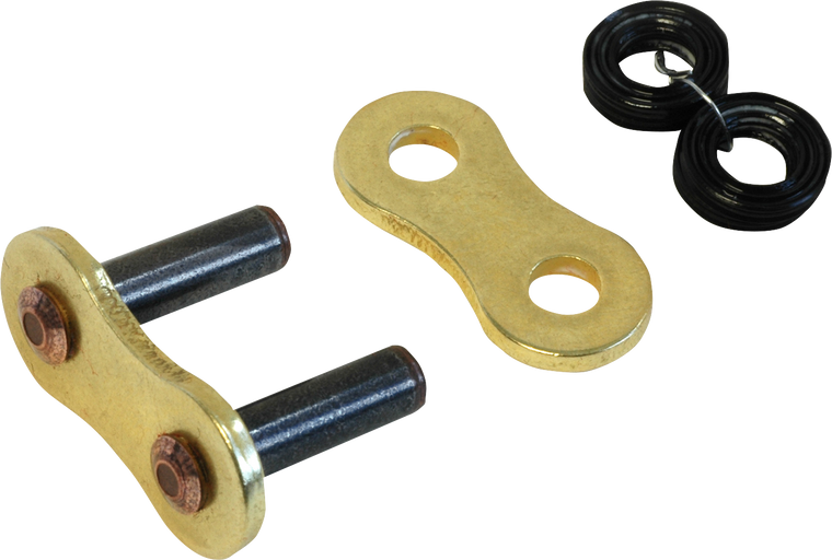 Sunstar Sprockets - 525 RRR1 - Rivet Connecting Link - Gold - 525 RRR1 Connecting Link - SS525RRR1-L