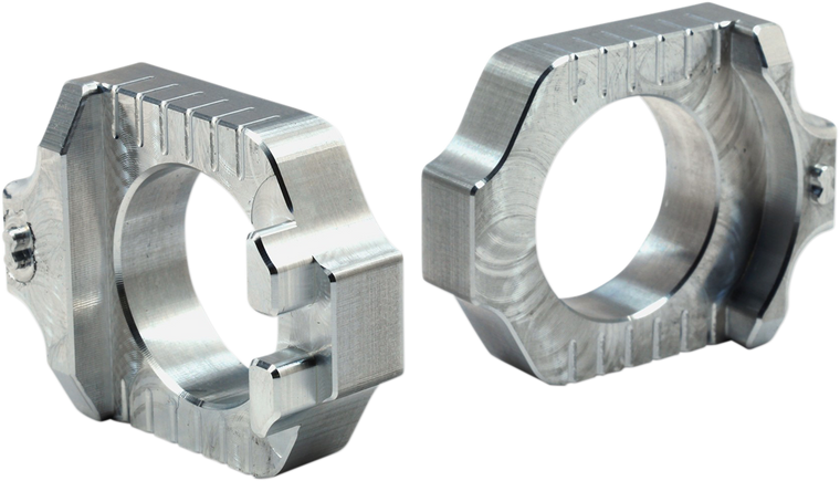 Works Connection - Elite Axle Block - Silver - Elite Axle Blocks - 17-325