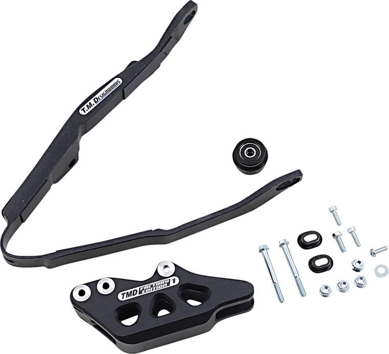 Tag Metals - Chain Guide/Slider - Honda - Black - Chain Guide and Slider Kit - HCP-H03-BK