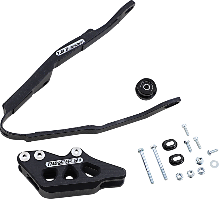 Tag Metals - Chain Guide/Slider - Honda - Black - Chain Guide and Slider Kit - HCP-H05-BK