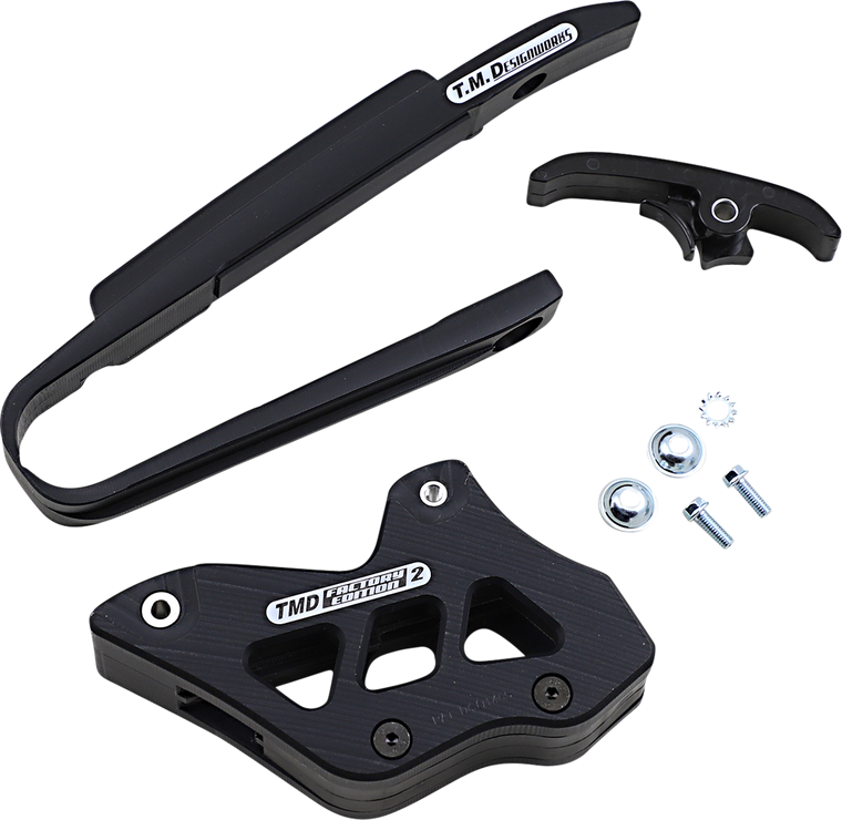 Tag Metals - Chain Guide/Slider - KTM - Black - Chain Guide and Slider Kit - KTM-230-BK