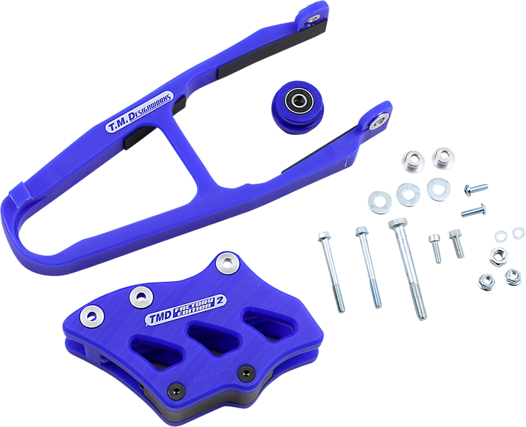 Tag Metals - Chain Guide/Slider - Yamaha - Blue - Chain Guide and Slider Kit - YCP-K08-BU