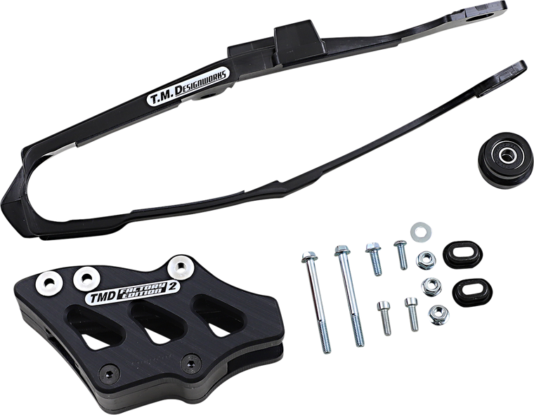 Tag Metals - Chain Guide/Slider - Honda - Black - Chain Guide and Slider Kit - DCK-OR13-BK