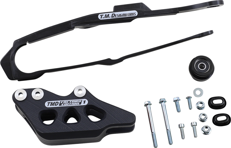 Tag Metals - Chain Guide/Slider - Honda - Black - Chain Guide and Slider Kit - DCK-OR14-BK