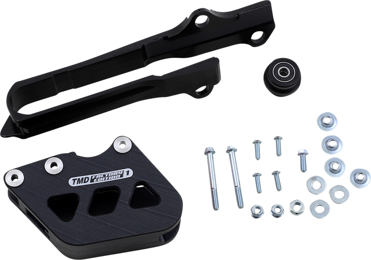 Tag Metals - Chain Guide/Slider - Suzuki - Black - Chain Guide and Slider Kit - SCP-OR1-BK